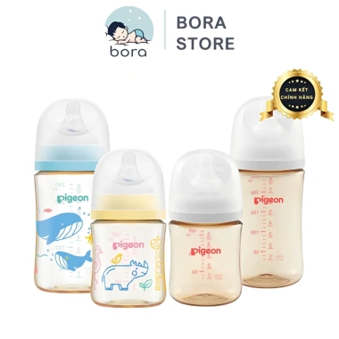 Bình sữa Pigeon PPSU Plus 160/240ml Thế hệ III nút SS-3L chính hãng 329.900₫