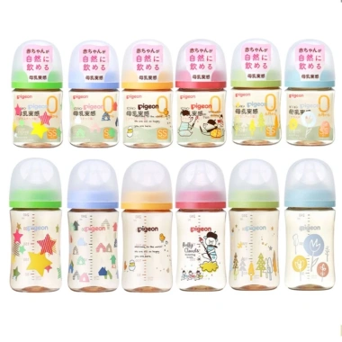 Bình sữa Pigeon PPSU Plus thế hệ III Hình Thú Cưng 160ml/240ml - An toàn BPA, Giá ưu đãi 255.000đ
