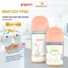 Bình Sữa Pigeon PPSU Softouch 160ml-240ml Hoạ Tiết Ngỗng Thỏ Hồng - 551,000₫