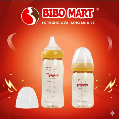 Bình Sữa Pigeon Softouch 160ml/240ml Chính Hãng Nhập Thái Lan - Dành cho Bé Sơ Sinh, Giá 185k