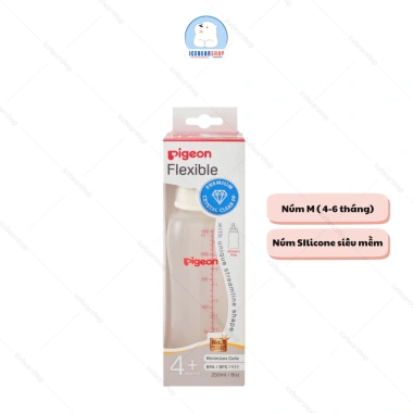 Bình Sữa Pigeon Streamline 150/250ml Siêu Mềm, Bú Núm cho Bé Sơ Sinh - 141.680₫ 9