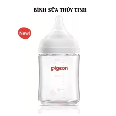 Bình sữa Pigeon thuỷ tinh nội địa Nhật 160ml-240ml, núm ti III, ưu đãi 388.000đ 3 Bình sữa Pigeon thuỷ tinh nội địa Nhật 160ml-240ml, núm ti III, ưu đãi 388.000đ 3