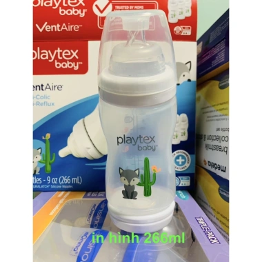 Bình sữa Playtex Ventaire cổ rộng 177ml/266ml - Giá 180k, an toàn cho bé