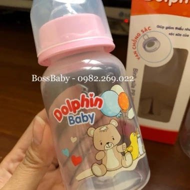 Bình sữa PP cổ hẹp Dolphin 120ml Van chống sặc, giảm còn 50.000đ 4 Bình sữa PP cổ hẹp Dolphin 120ml Van chống sặc, giảm còn 50.000đ 4