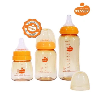 Bình Sữa PP/PPSU Wesser 60-250ml cổ hẹp, 180-260ml cổ rộng Giảm giá 99.900 VND