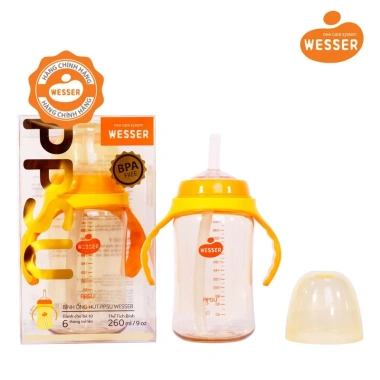 Bình Sữa PP/PPSU Wesser 60-250ml cổ hẹp, 180-260ml cổ rộng Giảm giá 99.900 VND