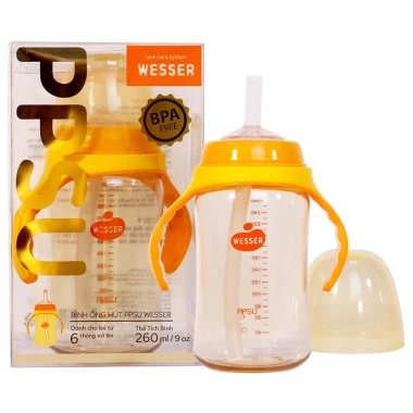 Bình Sữa PP/PPSU Wesser 60-250ml cổ hẹp, 180-260ml cổ rộng Giảm giá 99.900 VND 7 Bình Sữa PP/PPSU Wesser 60-250ml cổ hẹp, 180-260ml cổ rộng Giảm giá 99.900 VND 7