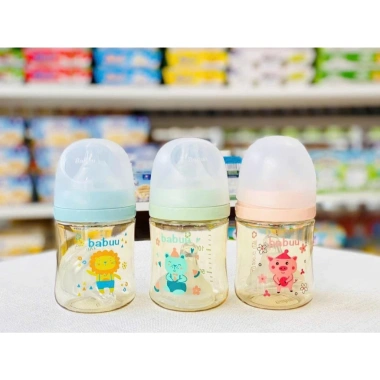 Bình sữa PPSU Babuu 90‑160ml - 2 núm + 2 bình, cổ rộng, bé 0‑3 tháng, giảm 49.900₫ 4