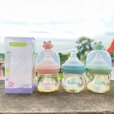 Bình sữa PPSU Babuu 90‑160ml - 2 núm + 2 bình, cổ rộng, bé 0‑3 tháng, giảm 49.900₫ 5
