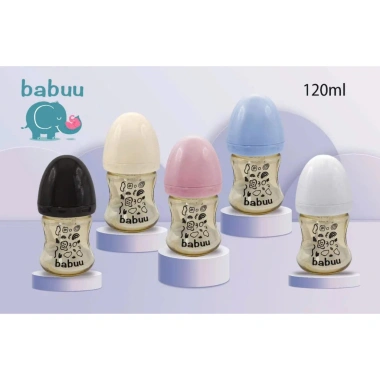 Bình sữa PPSU Babuu 90‑160ml - 2 núm + 2 bình, cổ rộng, bé 0‑3 tháng, giảm 49.900₫ 9