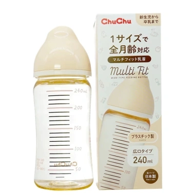 Bình sữa PPSU Chuchu Baby 160ml/240ml cổ hẹp - rộng an toàn Nhật Bản, giảm giá 175k