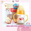 Bình sữa PPSU GB‑Baby 180ml‑240ml cổ rộng, tay cầm, tặng núm ti silicon, 35.000 VND