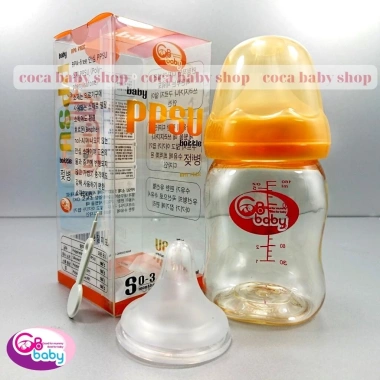 Bình sữa PPSU GB‑Baby cổ rộng 160ml‑280ml, tặng núm ty và que chọc, giá 169.000đ