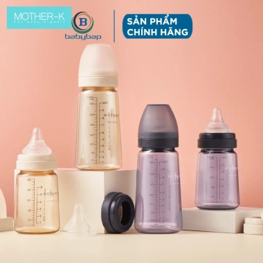 Bình Sữa PPSU Hàn Quốc Mother‑K 180/280ml Chịu Nhiệt 200°C 334.000₫