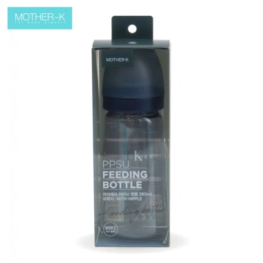 Bình sữa PPSU Mother-K 280ml núm ti silicone y tế, chống đầy hơi, giá chỉ 311.200₫ 7