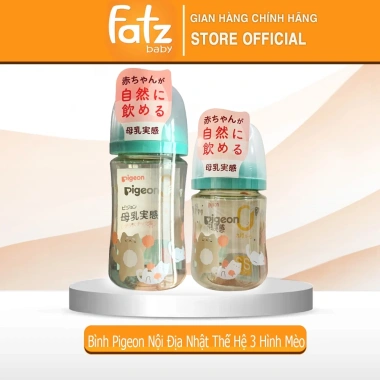 Bình Sữa PPSU Pigeon Nhật 2.024 Thế Hệ 3 Full Mẫu 160ml-240ml Giá Ưu Đãi 255k