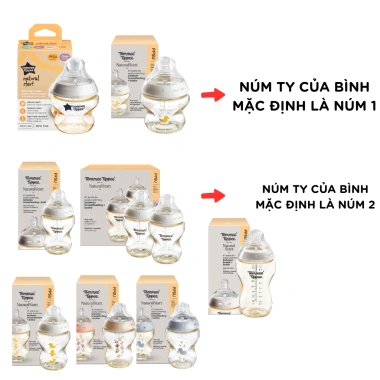 Bình sữa PPSU Tommee Tippee Natural Start 150-340ml Siêu Mềm Tự Nhiên cho Bé Sơ Sinh - Giá ưu đãi 293.250 VND 2 Bình sữa PPSU Tommee Tippee Natural Start 150-340ml Siêu Mềm Tự Nhiên cho Bé Sơ Sinh - Giá ưu đãi 293.250 VND 2