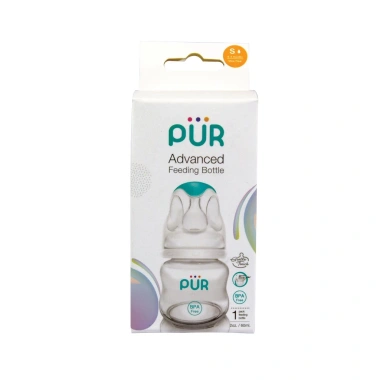 Bình sữa Pur Advanced 60ml – Núm size S (0‑3 tuổi) giá ưu đãi 148,129₫