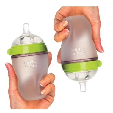 Bình sữa silicon Comotomo siêu mềm 150ml/250ml – Tặng tay cầm cán tiện, 245.000₫ 6