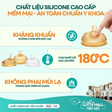 Bình Sữa Silicon Kamidi An Toàn Bé Sơ Sinh, Chống Sặc Đầy Hơi, Giá 425.360 VND 5