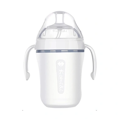 Bình sữa silicon Kamidi trắng 150ml-250ml cho bé kén ăn, không BPA, giá giảm 379k 2