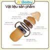 Bình Sữa Silicon Nano 240ml/150ml Giúp bé cai sữa, có tay cầm, giảm giá 34k 2
