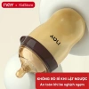 Bình sữa Silicon siêu mềm, cổ rộng, chống sặc, chống đầy hơi, tay cầm hỗ trợ tiêu hoá bé 2