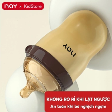 Bình sữa Silicon siêu mềm, cổ rộng, chống sặc, chống đầy hơi, tay cầm hỗ trợ tiêu hoá bé 2 Bình sữa Silicon siêu mềm, cổ rộng, chống sặc, chống đầy hơi, tay cầm hỗ trợ tiêu hoá bé 2
