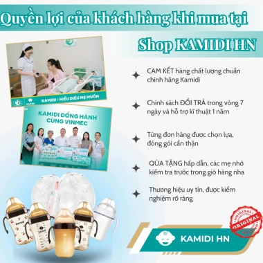 Bình sữa silicone cao cấp Kamidi cho bé sơ sinh - Chống sặc, đầy hơi, an toàn 399k 2