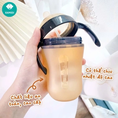 Bình sữa silicone cao cấp Kamidi cho bé sơ sinh - Chống sặc, đầy hơi, an toàn 399k 4