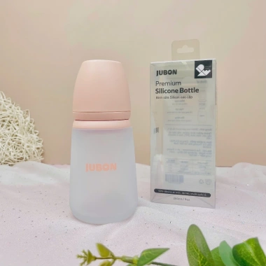 Bình sữa silicone Jubon cổ rộng size núm ti A399 - giảm còn 200.000₫