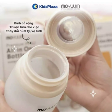 Bình sữa silicone Moyuum 160ml-260ml kèm núm ty an toàn cho bé, giá ưu đãi 437.000đ 7 Bình sữa silicone Moyuum 160ml-260ml kèm núm ty an toàn cho bé, giá ưu đãi 437.000đ 7