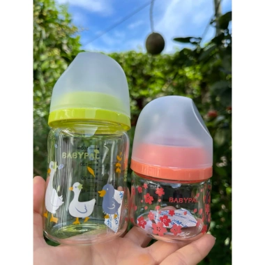 Bình sữa thủy tinh 80ml/160ml - Núm ti siêu mềm, an toàn, giá ưu đãi 115k 4