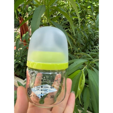 Bình sữa thủy tinh 80ml/160ml - Núm ti siêu mềm, an toàn, giá ưu đãi 115k 7