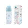 Bình sữa thủy tinh Babuu bọc silicone cổ rộng 160ml-240ml, núm mềm, khớp ngậm điều chỉnh – 165k 2