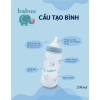 Bình sữa thủy tinh Babuu bọc silicone cổ rộng 160ml-240ml, núm mềm, khớp ngậm điều chỉnh – 165k 8