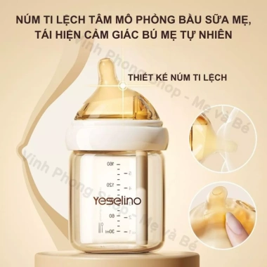 Bình sữa thủy tinh chống sặc cho bé – Núm ti mềm 80/160/240ml, giảm giá 150k 8 Bình sữa thủy tinh chống sặc cho bé – Núm ti mềm 80/160/240ml, giảm giá 150k 8