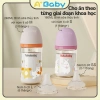 Bình Sữa Thuỷ Tinh Cổ Rộng Họa Tiết Nhiều Màu 160ml-240ml Chống Đầy Hơi -Giá 26k 4
