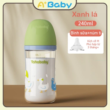 Bình Sữa Thuỷ Tinh Cổ Rộng Họa Tiết Nhiều Màu 160ml-240ml Chống Đầy Hơi -Giá 26k 9