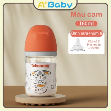 Bình Sữa Thuỷ Tinh Cổ Rộng Họa Tiết Nhiều Màu 160ml-240ml Chống Đầy Hơi -Giá 26k 10