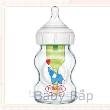 Bình sữa thuỷ tinh Dr Brown's Option Plus cổ rộng 150ml 270ml - Giá ưu đãi 395.000đ 7