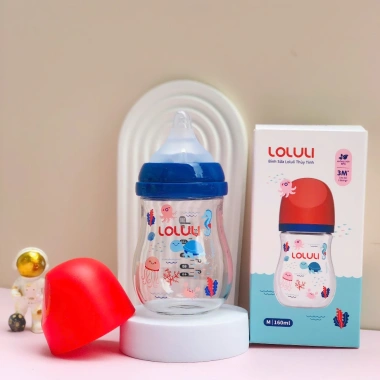 Bình Sữa Thủy Tinh Loluli Cổ Rộng 160ml Không BPA An Toàn Cho Bé Giá 240k 9 Bình Sữa Thủy Tinh Loluli Cổ Rộng 160ml Không BPA An Toàn Cho Bé Giá 240k 9