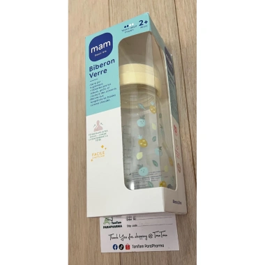 Bình sữa thủy tinh MAM 260ml Đủ màu TamTam, an toàn cho bé, giá chỉ 650.000₫ 2