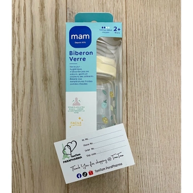 Bình sữa thủy tinh MAM 260ml Đủ màu TamTam, an toàn cho bé, giá chỉ 650.000₫ 10