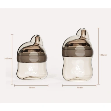 Bình sữa thủy tinh mini cho trẻ sơ sinh - Chống sặc Bionic, đầu núm vú 9 Bình sữa thủy tinh mini cho trẻ sơ sinh - Chống sặc Bionic, đầu núm vú 9