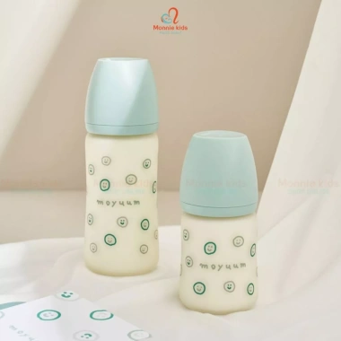 Bình sữa thủy tinh Moyuum Happy More 150/240ml - Chống sặc, đầy hơi, giảm giá 700k 6 Bình sữa thủy tinh Moyuum Happy More 150/240ml - Chống sặc, đầy hơi, giảm giá 700k 6
