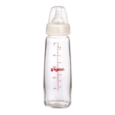 Bình sữa thủy tinh Pigeon 240ml cổ hẹp mẫu mới nhập khẩu chính hãng - 248.000₫ 2