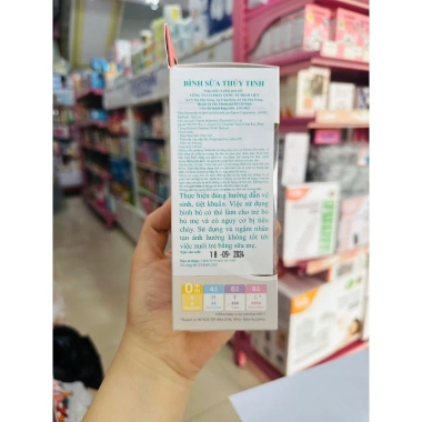 Bình sữa thủy tinh Pigeon 240ml cổ hẹp mẫu mới nhập khẩu chính hãng - 248.000₫ 6