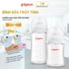 Bình sữa Thuỷ Tinh Pigeon Softouch Baby‑Friendly World 160ml‑240ml Núm siêu mềm, giá ưu đãi 539.000₫