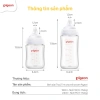 Bình sữa Thuỷ Tinh Pigeon Softouch Baby‑Friendly World 160ml‑240ml Núm siêu mềm, giá ưu đãi 539.000₫ 9